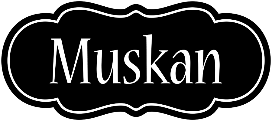 Muskan welcome logo