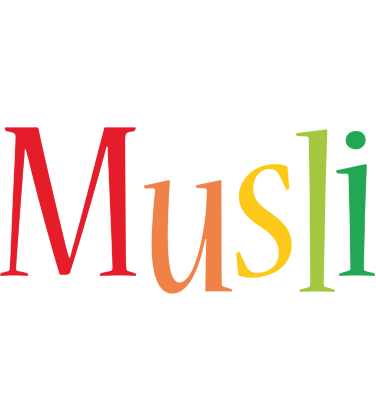 Musli birthday logo