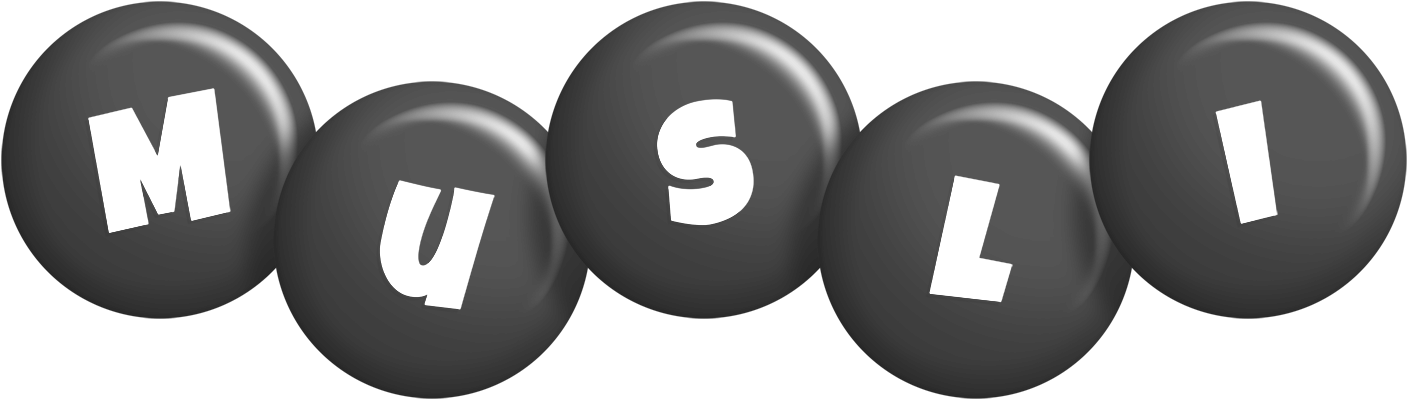 Musli candy-black logo