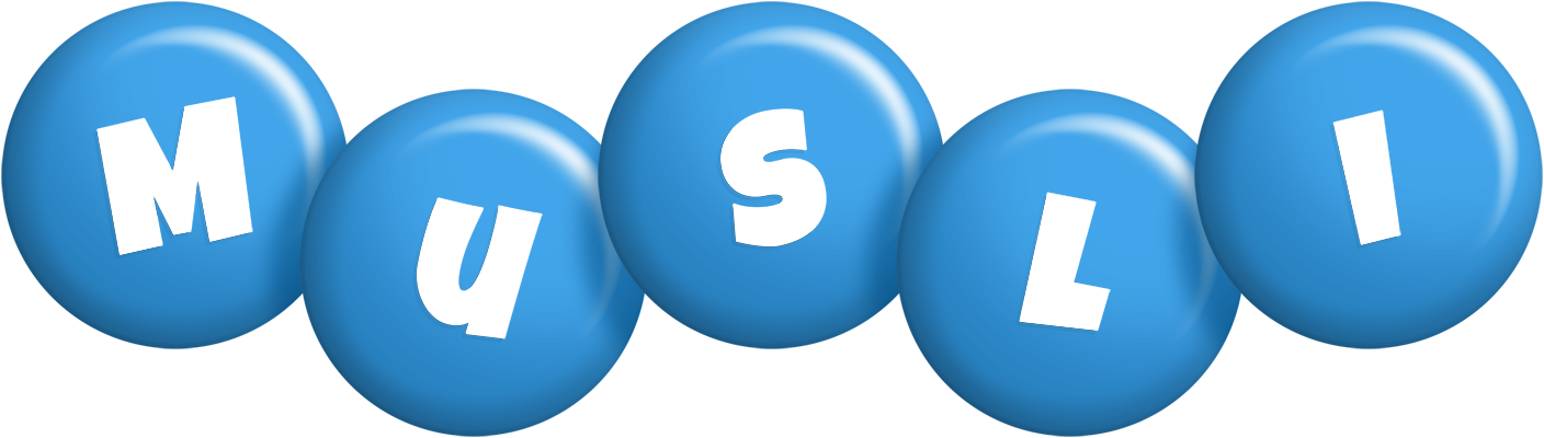 Musli candy-blue logo