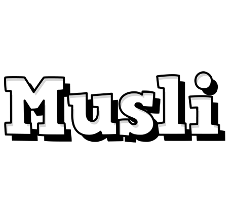 Musli snowing logo