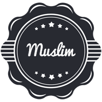 Muslim badge logo