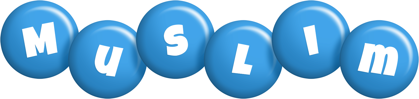Muslim candy-blue logo