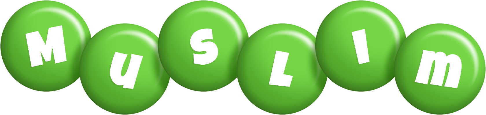 Muslim candy-green logo