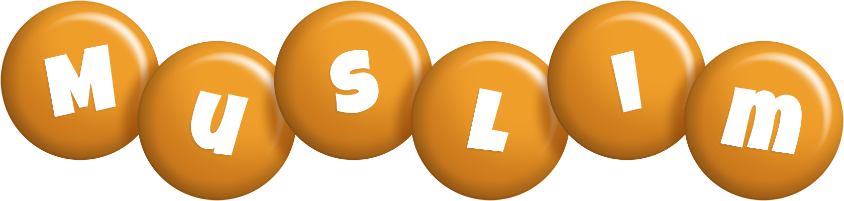 Muslim candy-orange logo