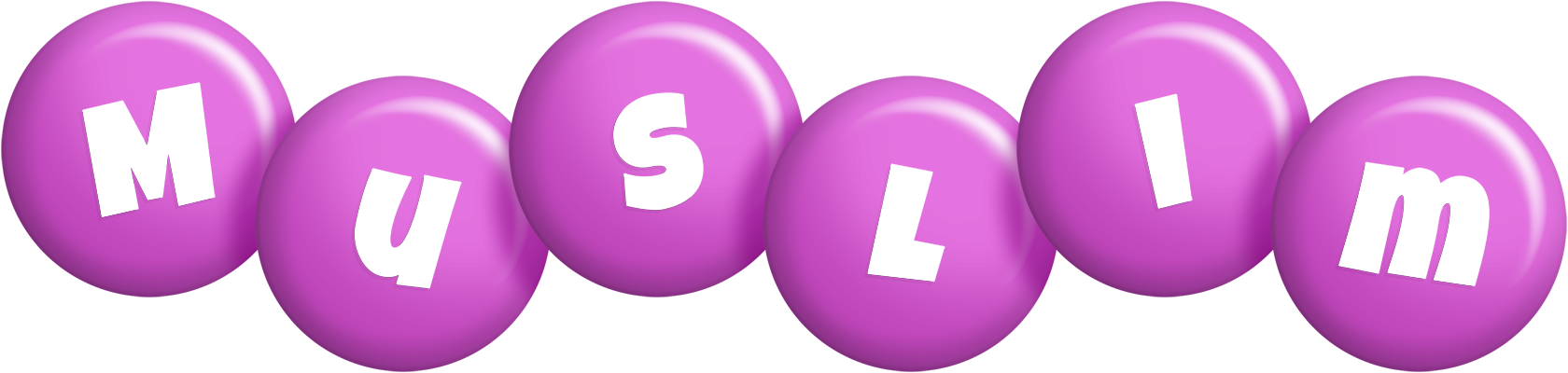Muslim candy-purple logo