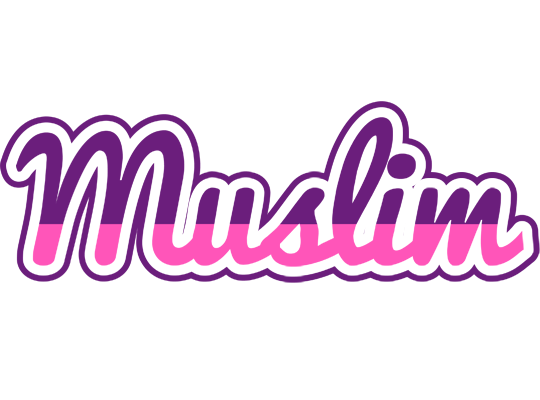 Muslim cheerful logo