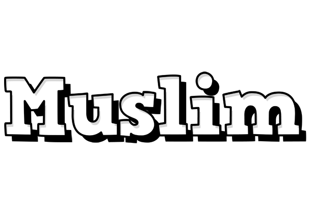Muslim snowing logo