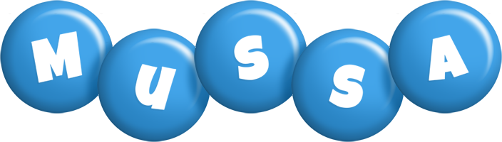 Mussa candy-blue logo