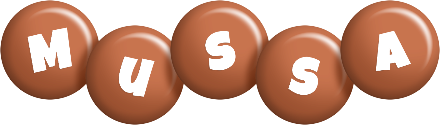 Mussa candy-brown logo