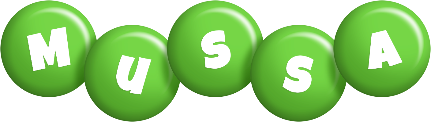 Mussa candy-green logo