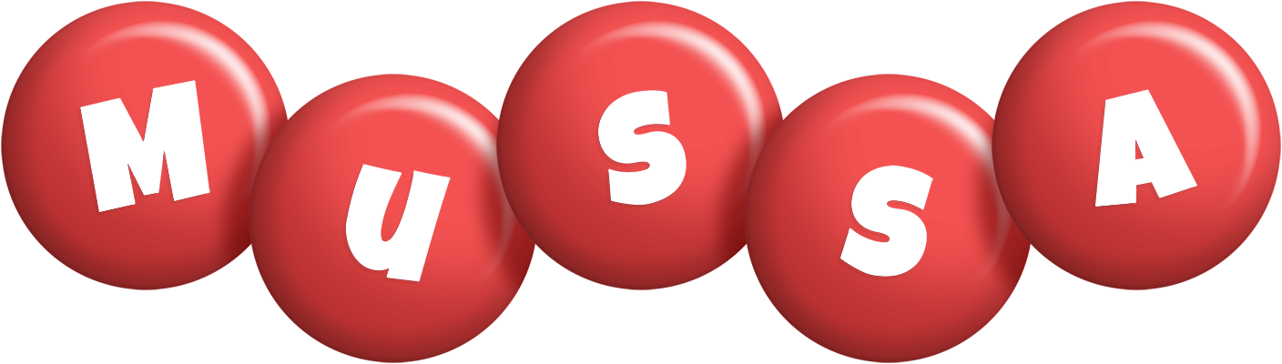 Mussa candy-red logo