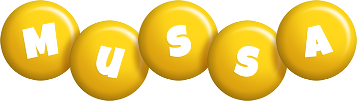 Mussa candy-yellow logo