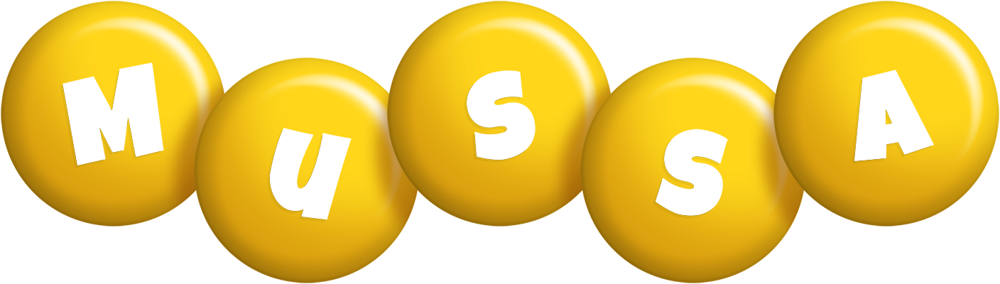 Mussa candy-yellow logo