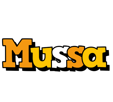 Mussa cartoon logo