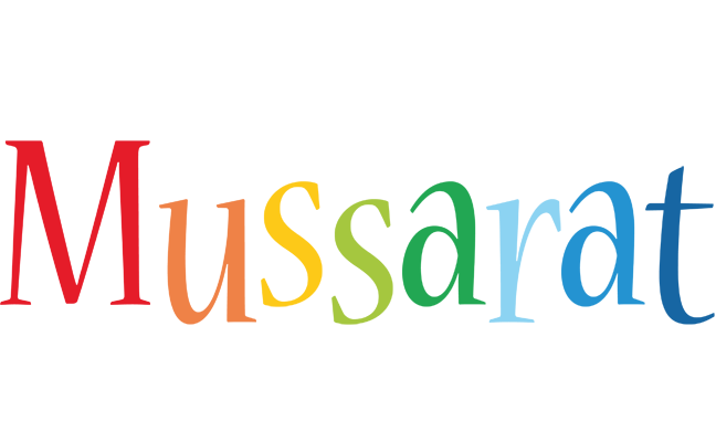Mussarat birthday logo