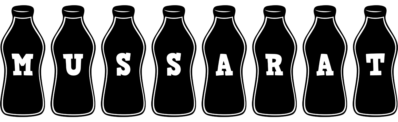 Mussarat bottle logo