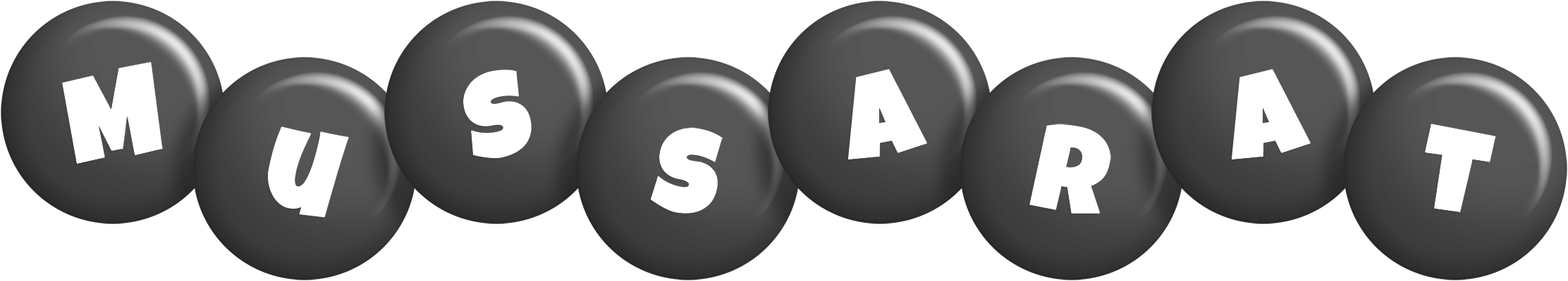 Mussarat candy-black logo