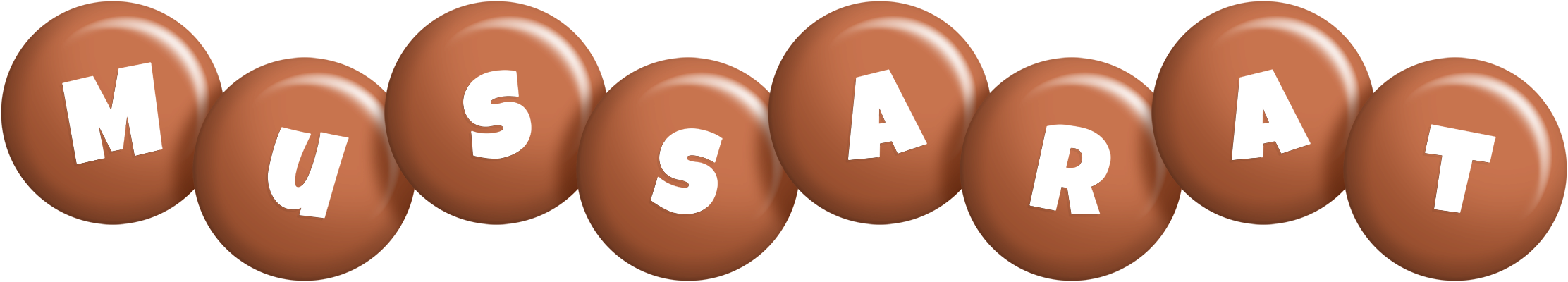 Mussarat candy-brown logo