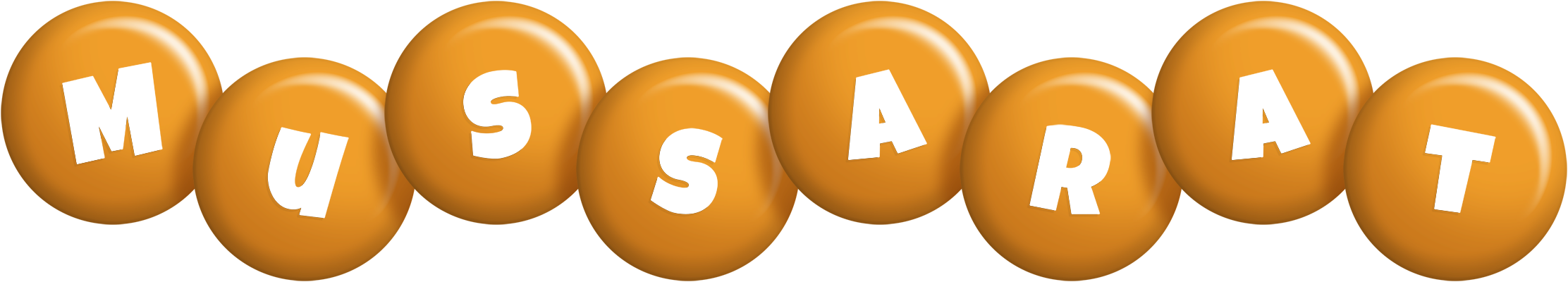 Mussarat candy-orange logo