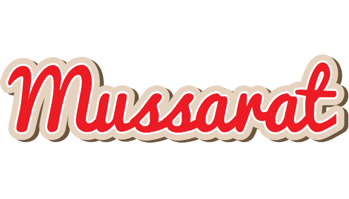 Mussarat chocolate logo