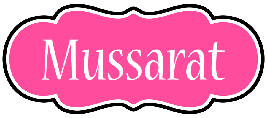Mussarat invitation logo
