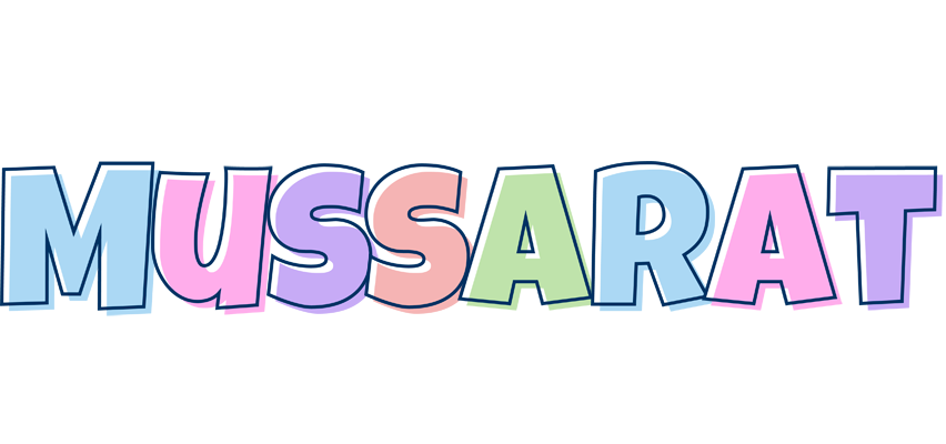 Mussarat pastel logo