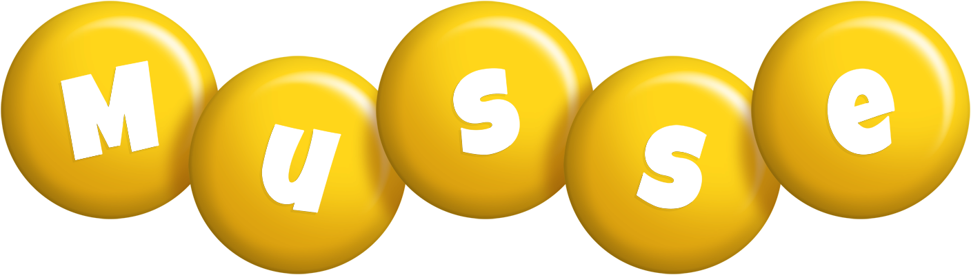 Musse candy-yellow logo