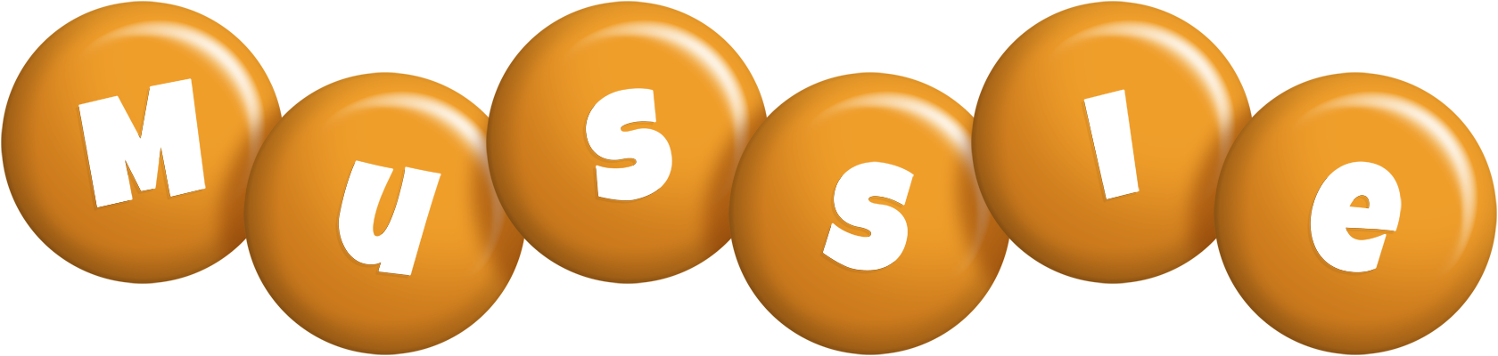 Mussie candy-orange logo