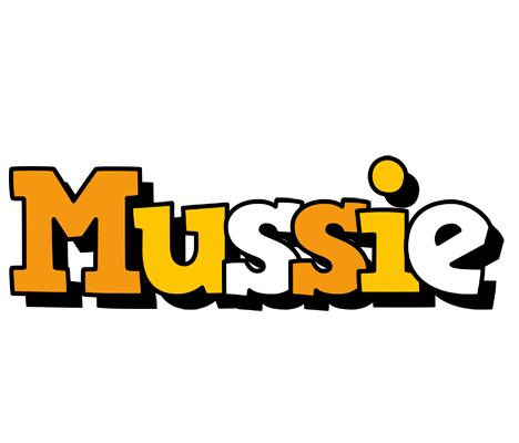 Mussie cartoon logo