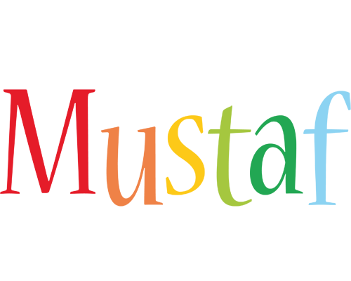Mustaf birthday logo