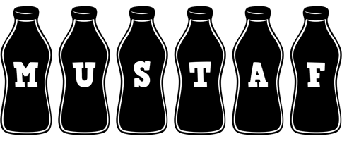 Mustaf bottle logo