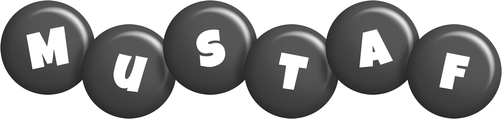 Mustaf candy-black logo