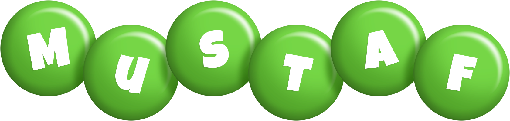 Mustaf candy-green logo