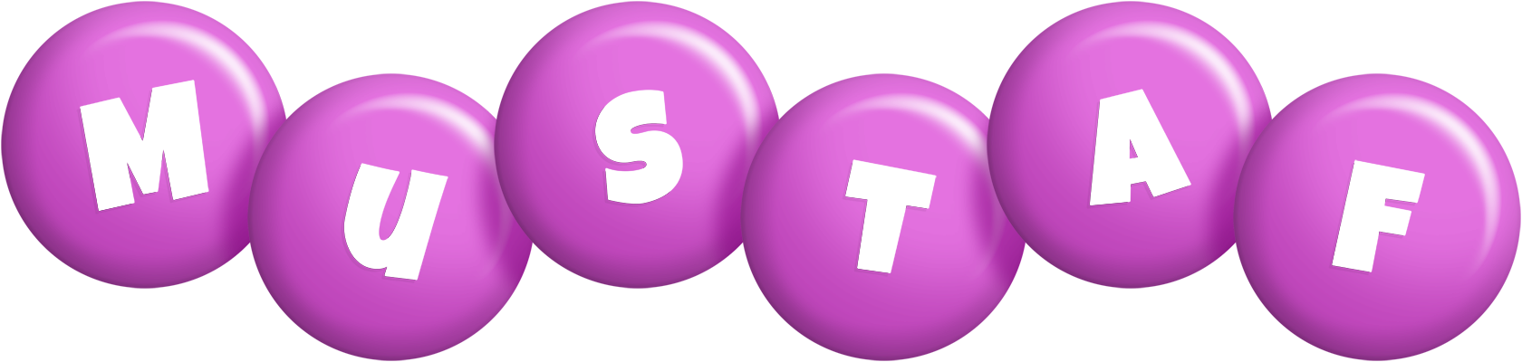 Mustaf candy-purple logo