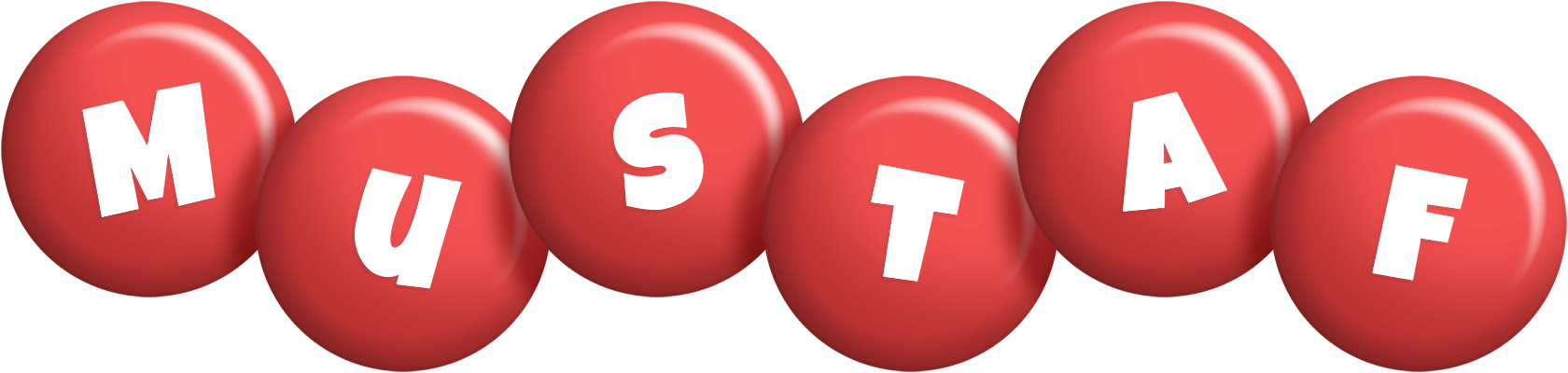 Mustaf candy-red logo