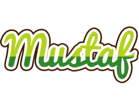 Mustaf golfing logo