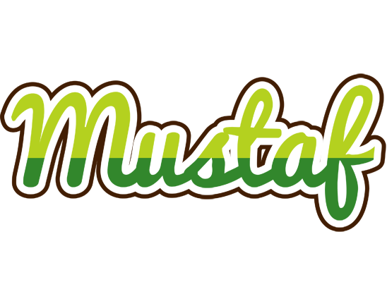 Mustaf golfing logo