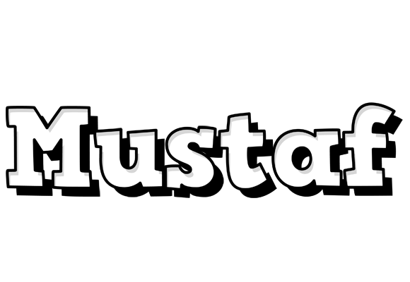 Mustaf snowing logo
