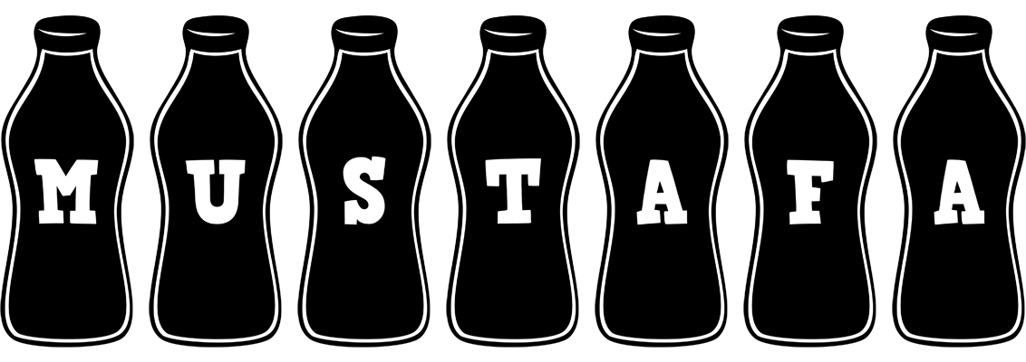 Mustafa bottle logo