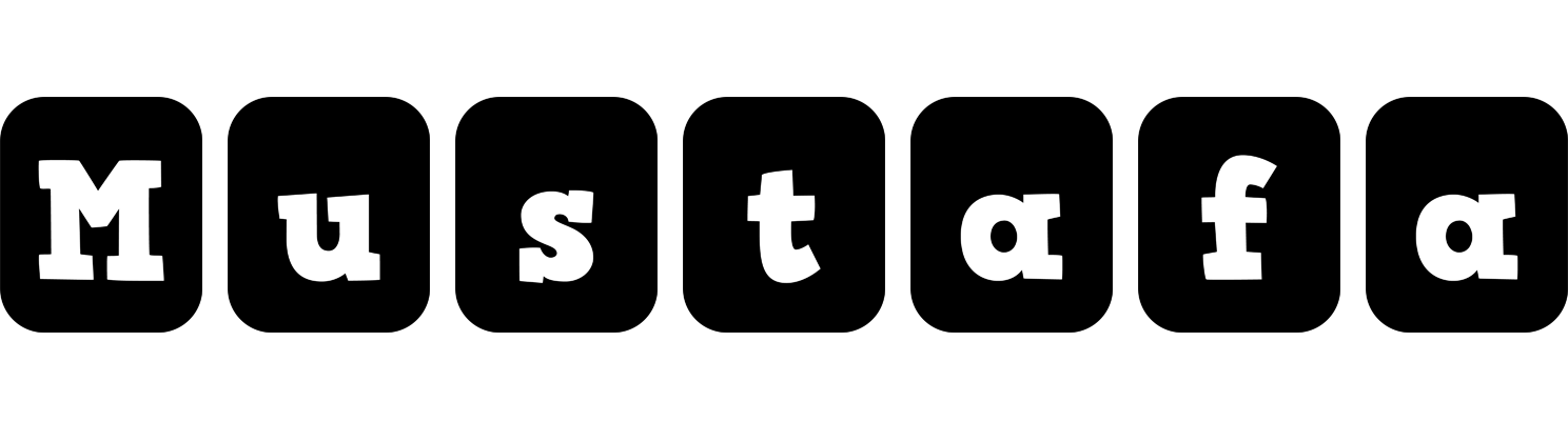 Mustafa box logo