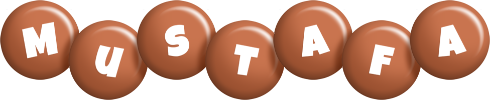Mustafa candy-brown logo