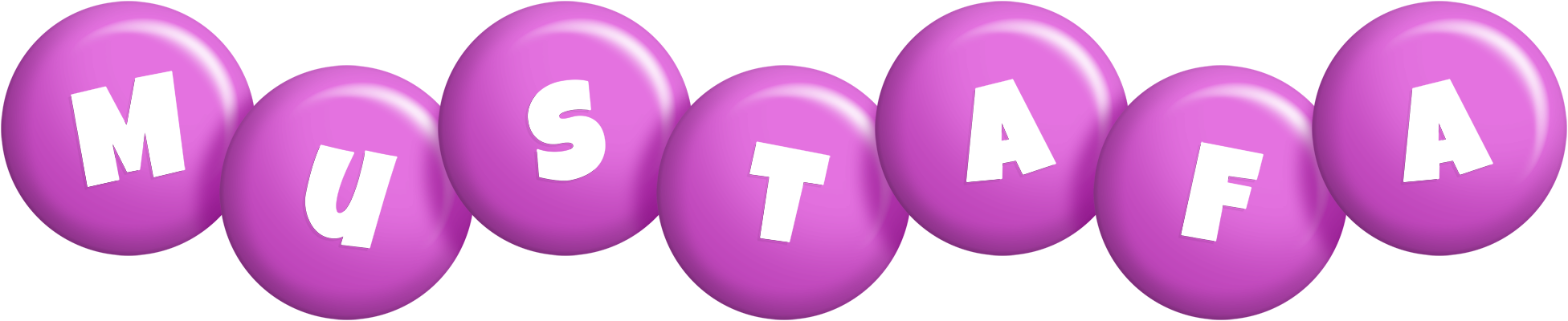 Mustafa candy-purple logo