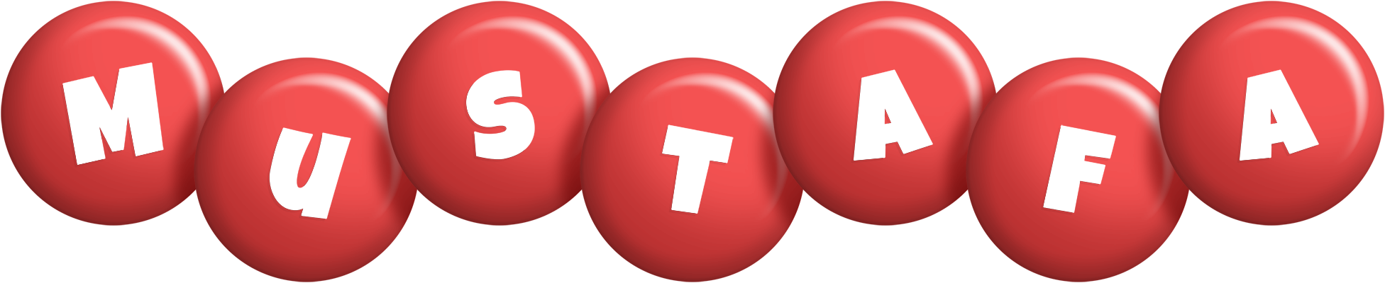 Mustafa candy-red logo