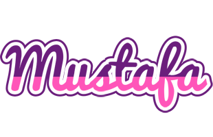 Mustafa cheerful logo