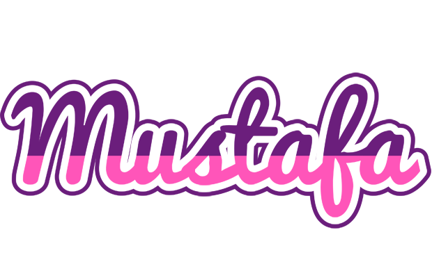 Mustafa cheerful logo