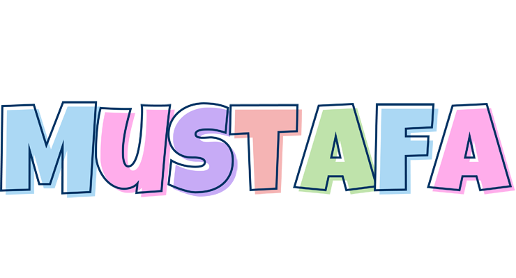 Mustafa pastel logo