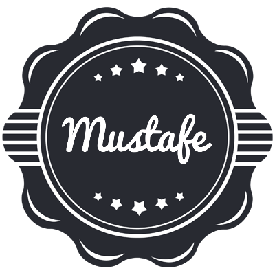 Mustafe badge logo