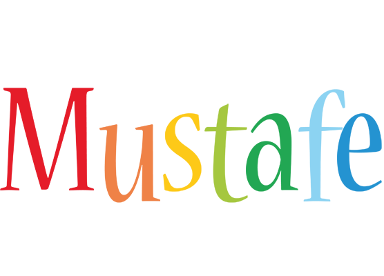 Mustafe birthday logo