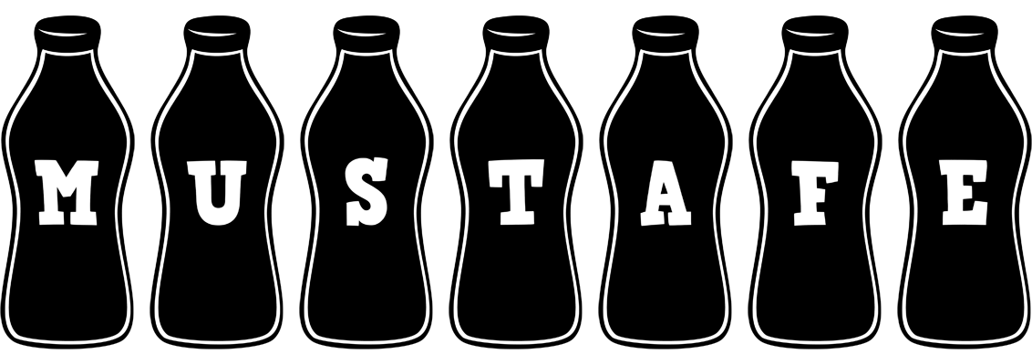 Mustafe bottle logo